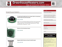 Tablet Screenshot of greenhouseheaters.com